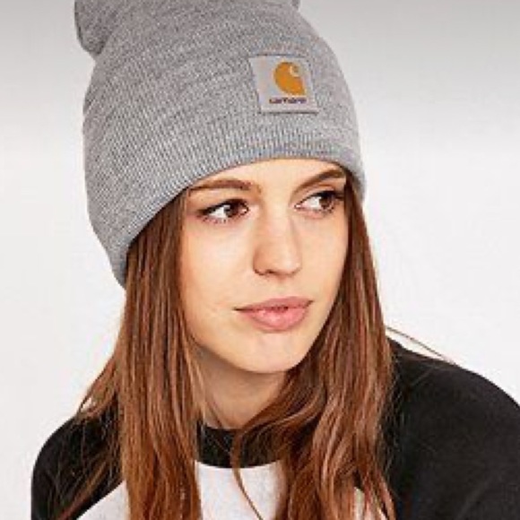 Grey Carhartt Beanie NWT - Picture 2 of 4